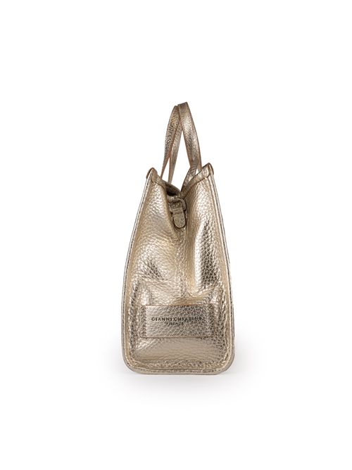 Borsa shopping Marcella 32 in pelle Light Gold GIANNI CHIARINI | BS 9332 BBL TULIGHT
